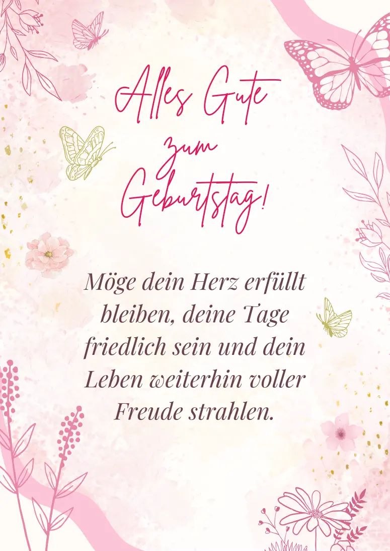 Alles Gute zum Geburtstag karten