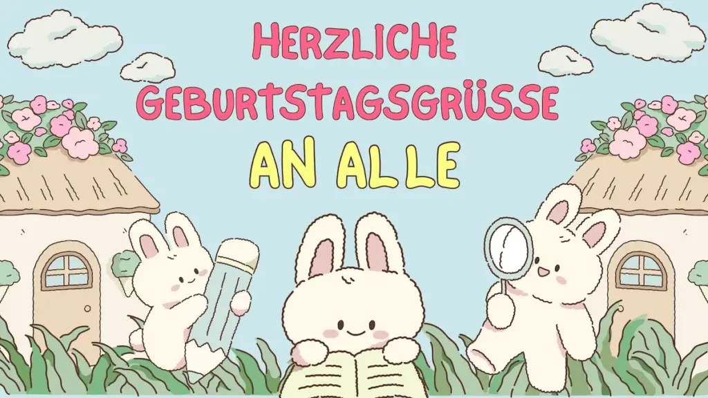 Herzliche Geburtstagsgrüße für alle
