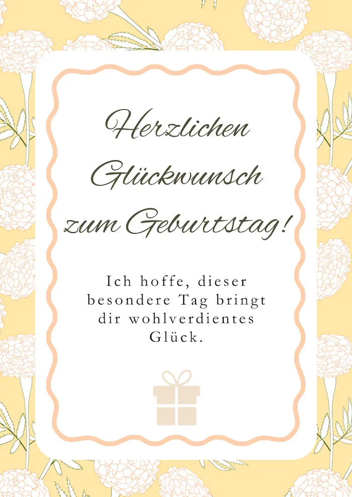 Geburtstagskarte
