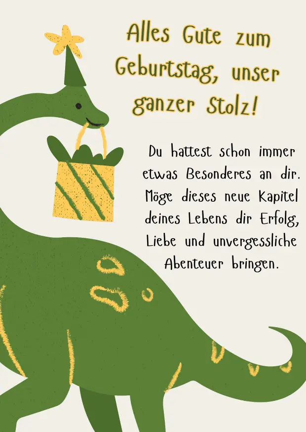Herzliche Glückwünsche zum Geburtstag