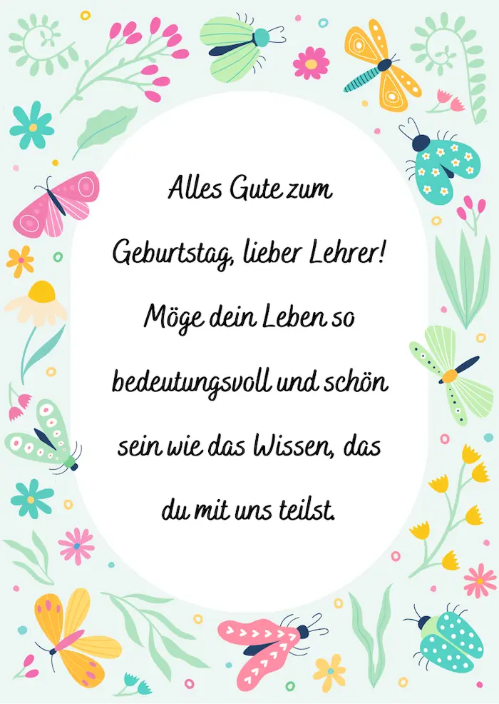 glückwünsche zum geburtstag lehrer